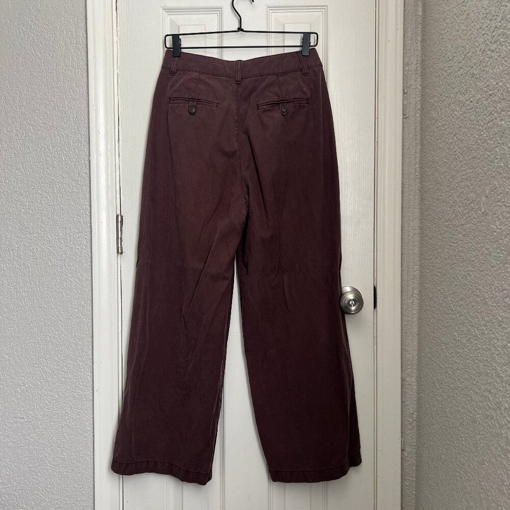 Madewell The Petite Harlow Wide-Leg Pant in Drapey Twill - 2P - Picture 2 of 3